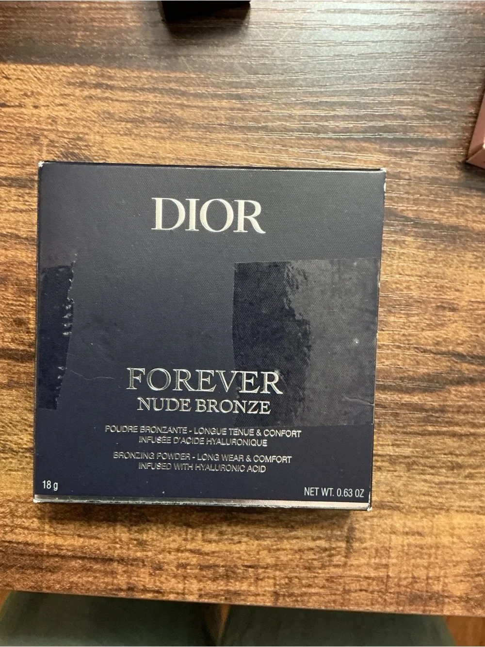 Dior Forever Nude Bronze Compact — Navy and Gold Packaging
